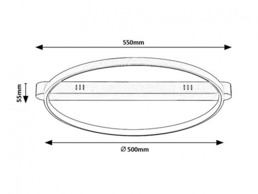 Rabalux Plafonjera Beliza LED 45W zlatna (71347)