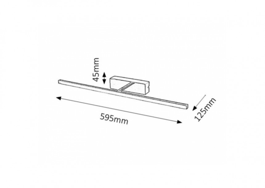 Rabalux Rasveta za slike Picture slim LED 12W hrom (3910)