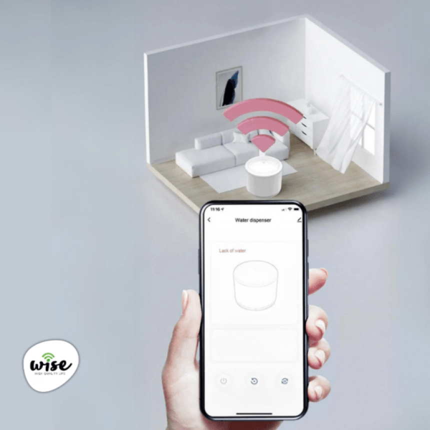 Wise Wifi Pametna Fontana za kućne ljubimce 2L WSHH02-1