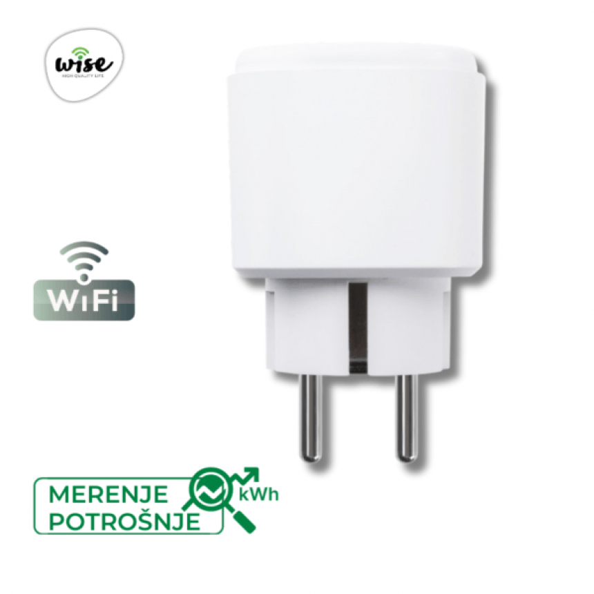 Wise Wifi Pametna Utičnica sa merenjem potrošnje WU1011