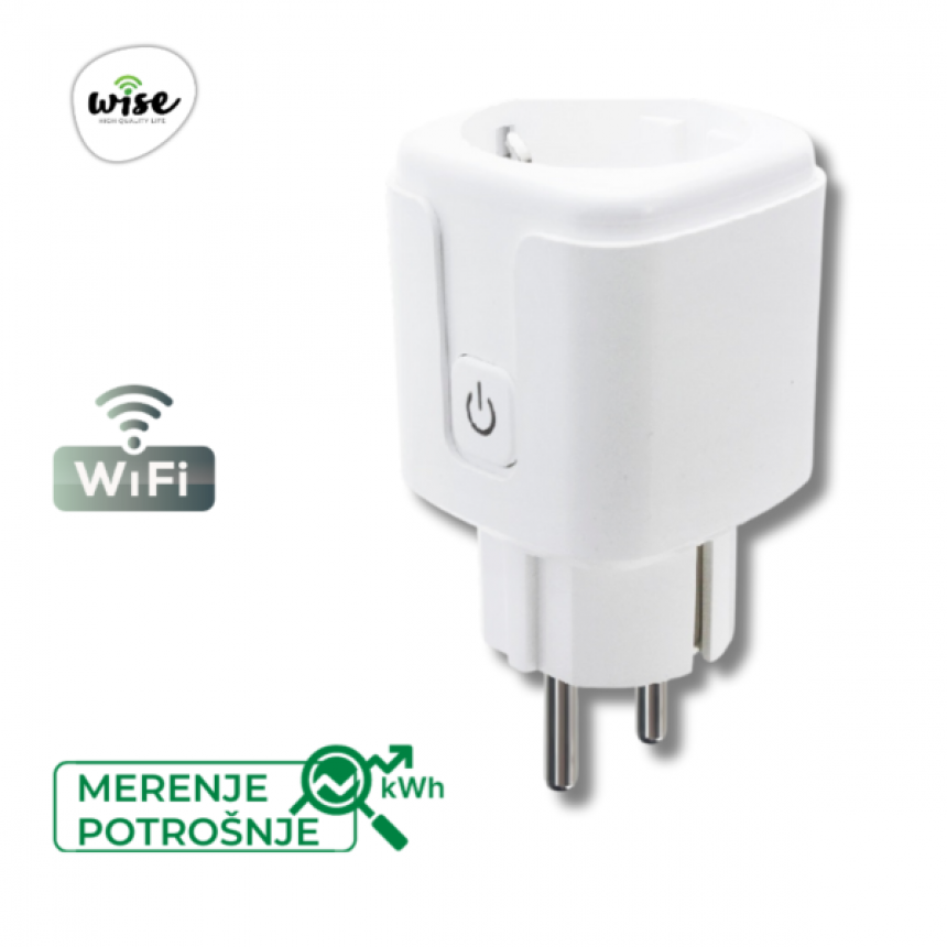 Wise Wifi Pametna Utičnica sa merenjem potrošnje WU1011